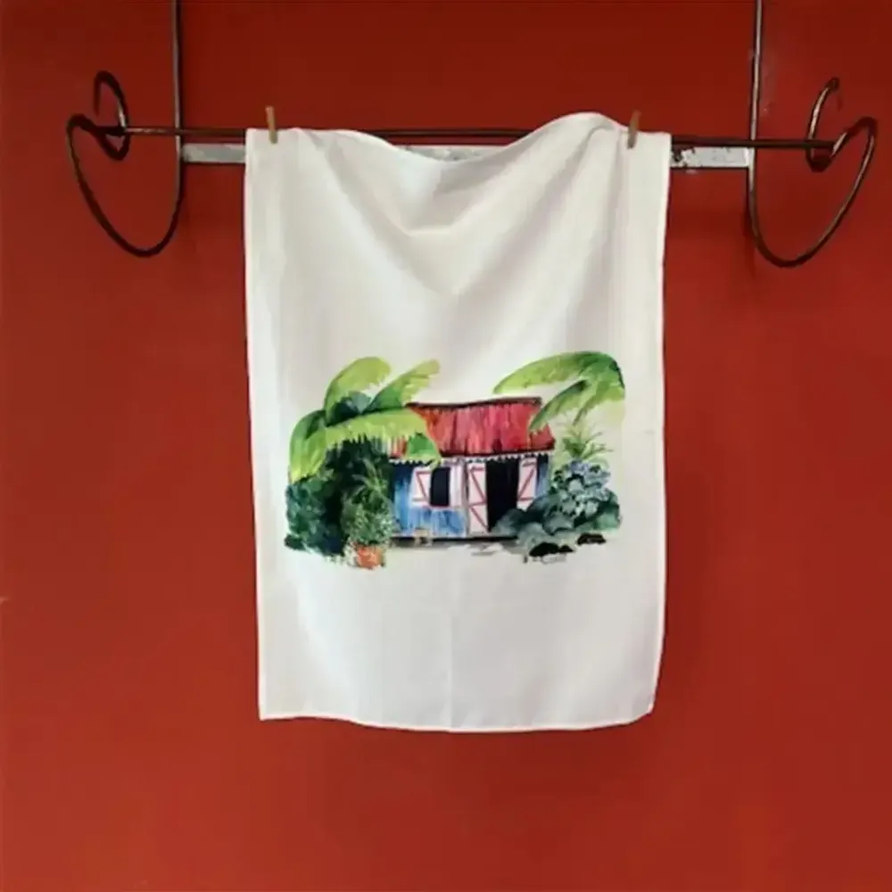 Dish towels - Cloth - La Case Créole Toit Rouge - POP ET SES FRÈRES