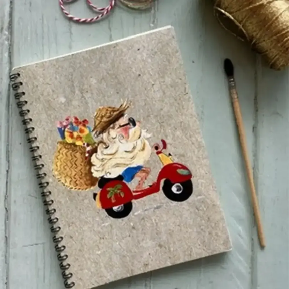 Stationery - Notebook - Le Père Noël À Scooter - POP ET SES FRÈRES