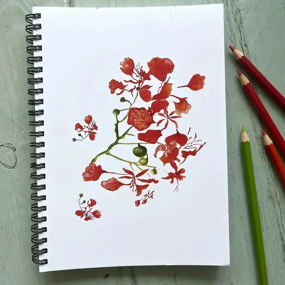 Stationery - Notebook - Les Flamboyants - POP ET SES FRÈRES