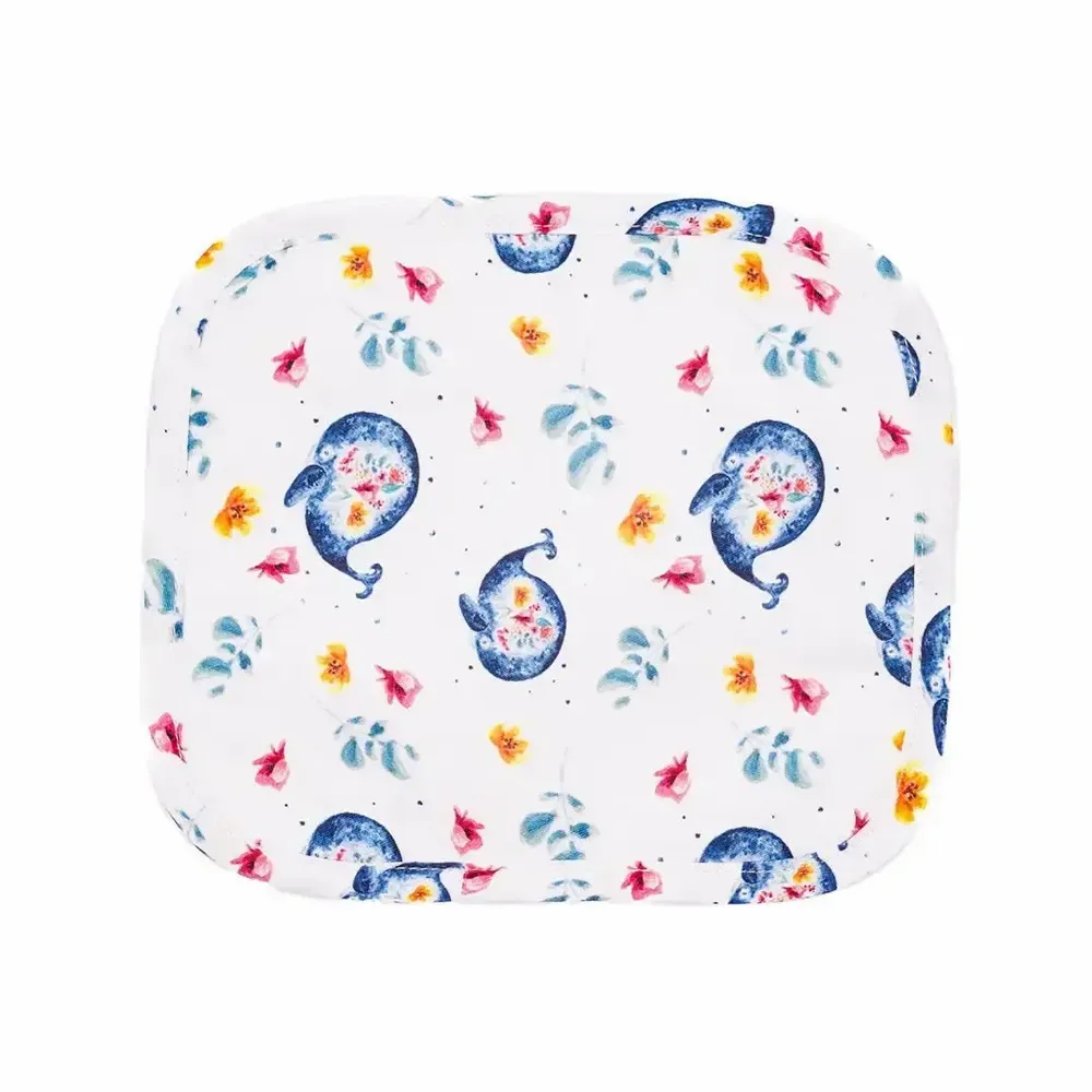 Kids accessories - Washcloth - The Whale and the Flowers - POP ET SES FRÈRES