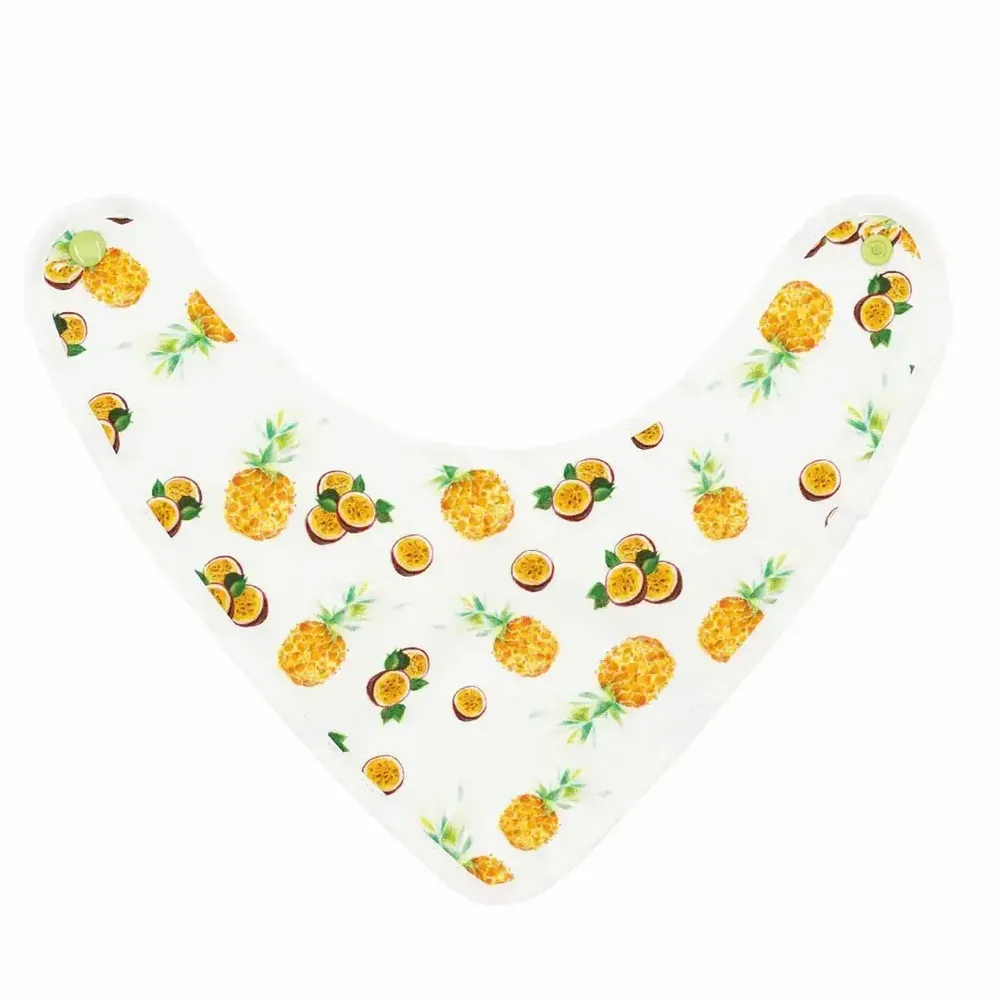 Kids accessories - Bandana Bib - Pineapple and Passion Fruit - POP ET SES FRÈRES