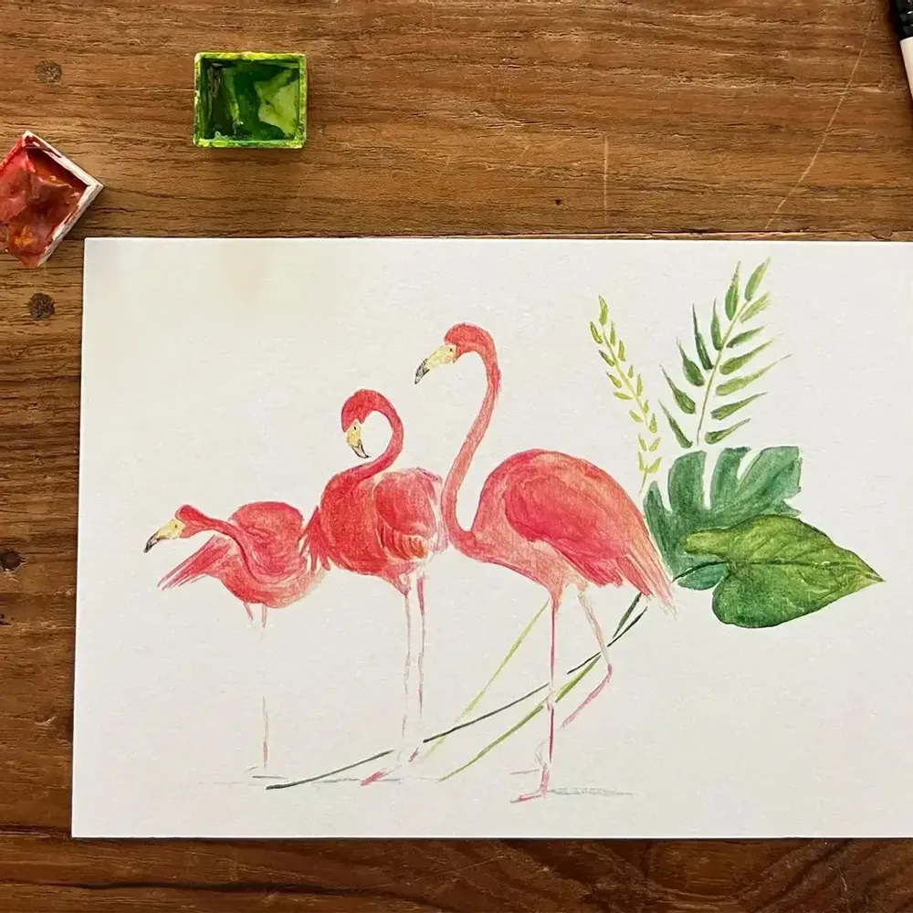 Carterie - Carte Postale Les Flamants Roses - POP ET SES FRÈRES
