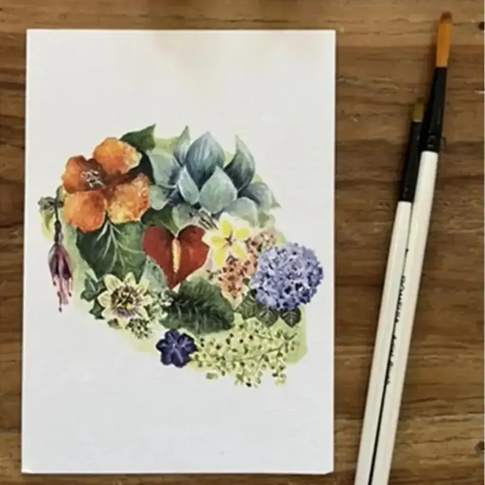 Card shop - Postcard - L'Ile Aux Fleurs - POP ET SES FRÈRES