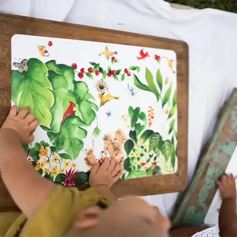 Children's mealtime - Placemat - La cueillette Des Goyaviers - POP ET SES FRÈRES