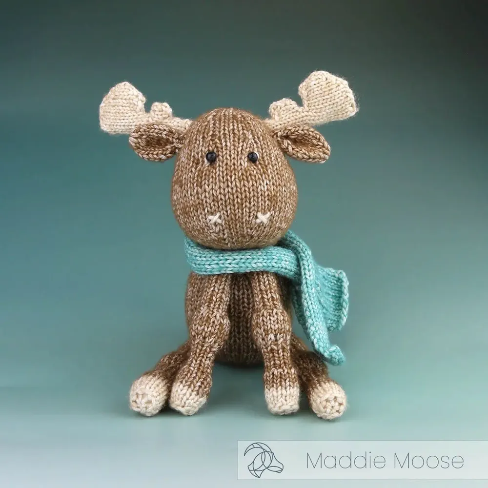 Loisirs créatifs pour enfant - Maddie Moose - Kit de tricot - HARDICRAFT