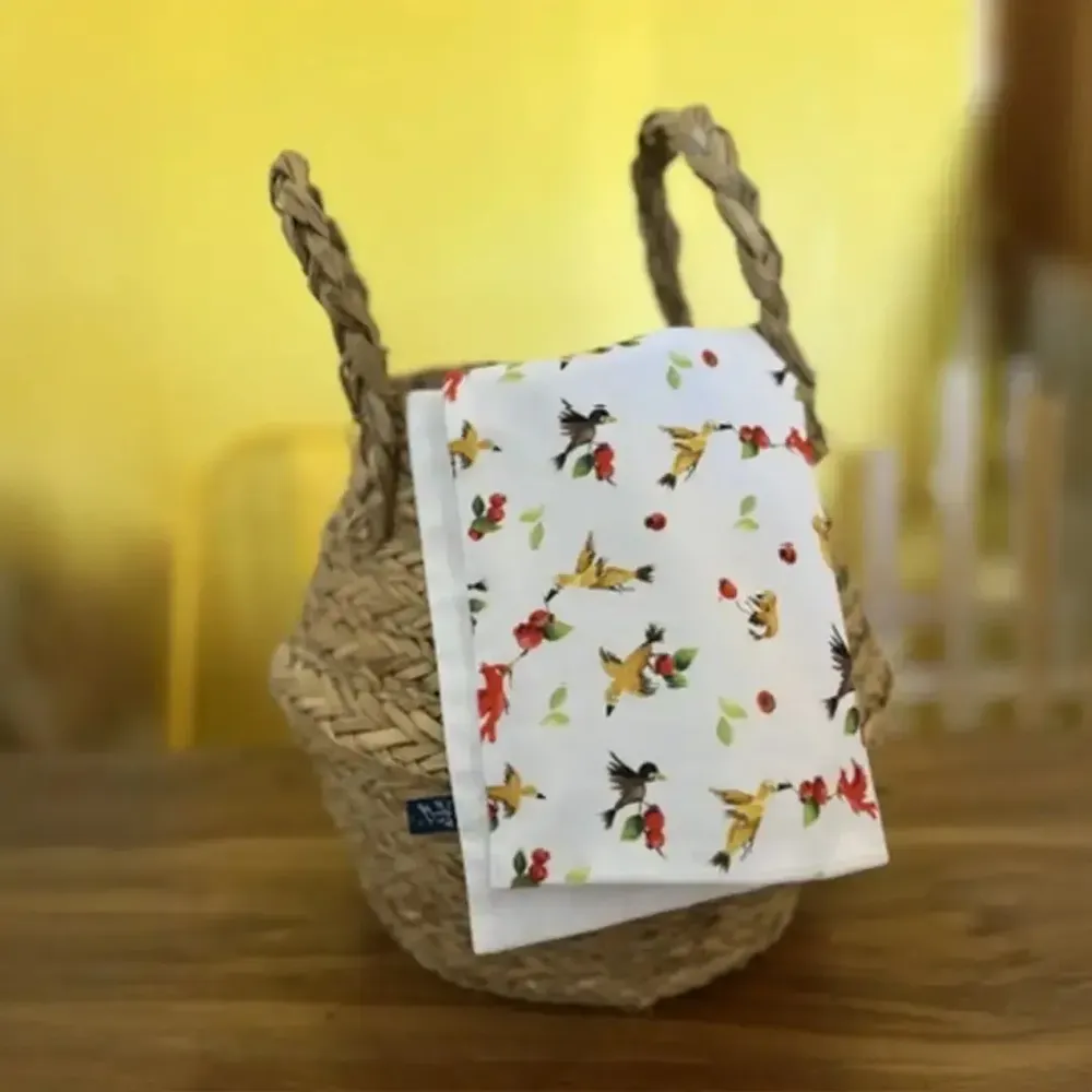 Kids accessories - School napkin - Les Oiseaux et les Goyaviers - POP ET SES FRÈRES