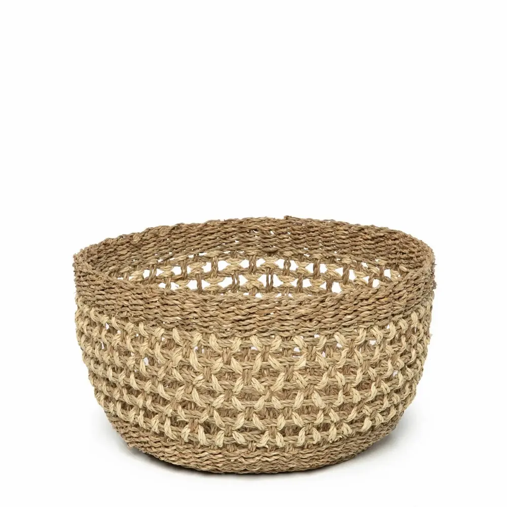 Caskets and boxes - The Phu Quoc Basket - Natural - M - BAZAR BIZAR LIVING