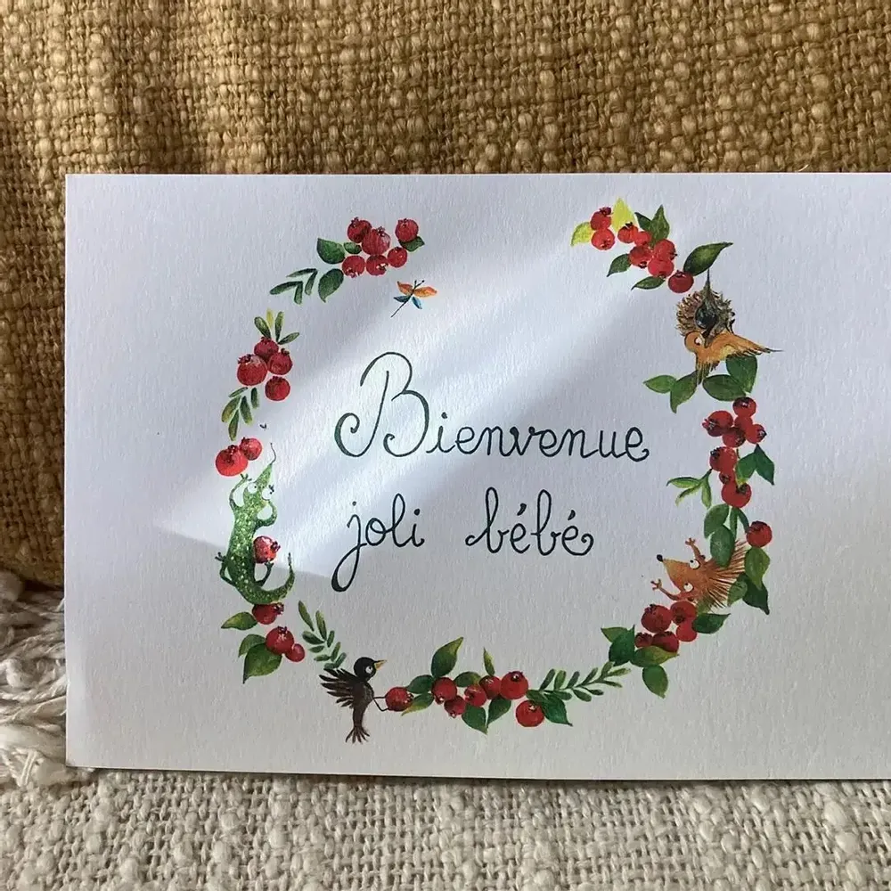 Carterie - Carte Postale Bebe - Couronne de Goyaviers - POP ET SES FRÈRES