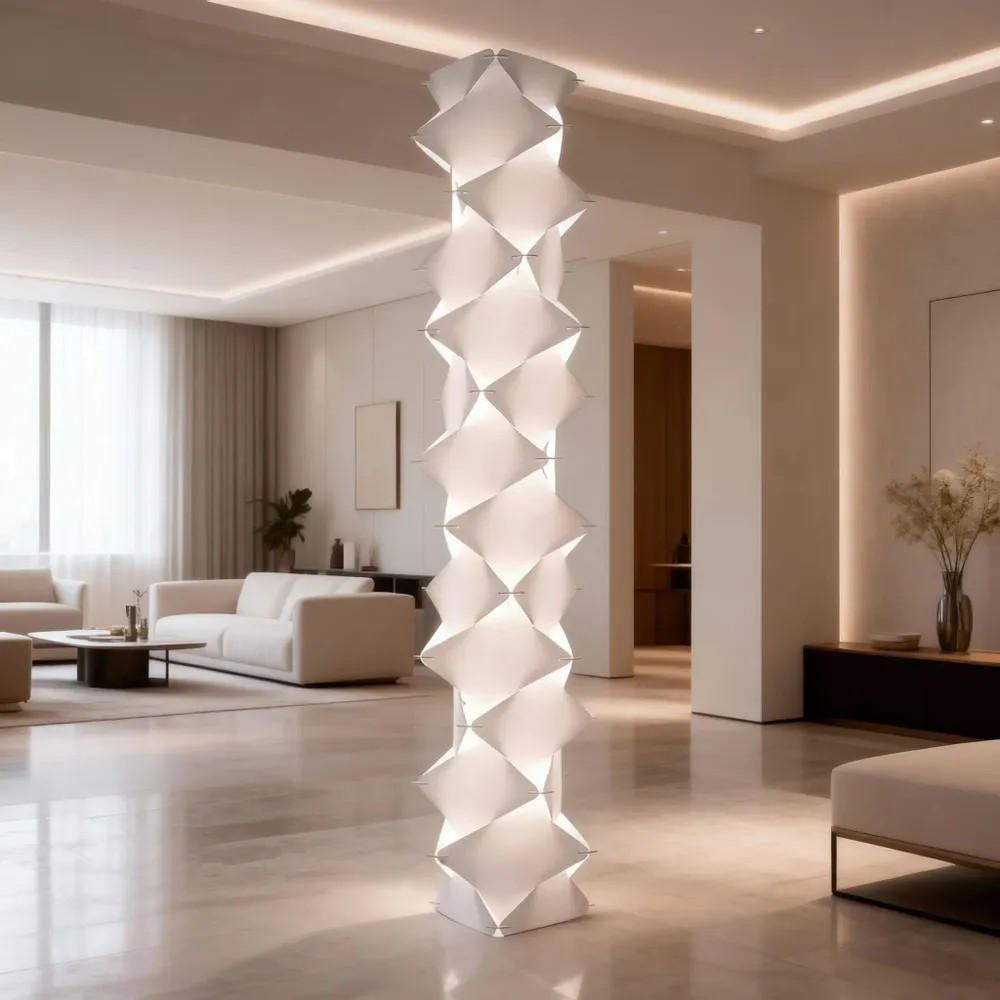 Floor lamps - Soft White Monolith - ARTDECORIS