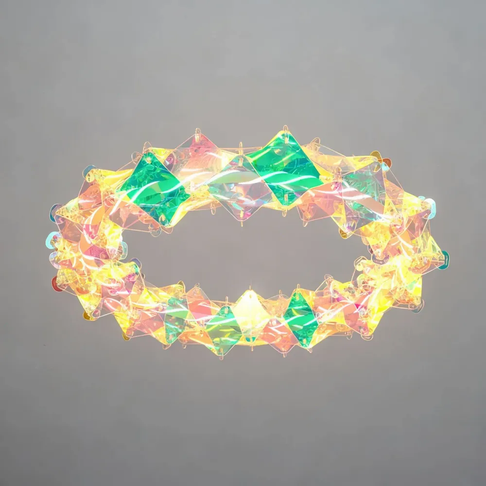 Hanging lights - Iridescent Ring - ARTDECORIS
