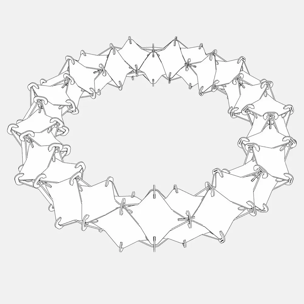 Hanging lights - Iridescent Ring - ARTDECORIS