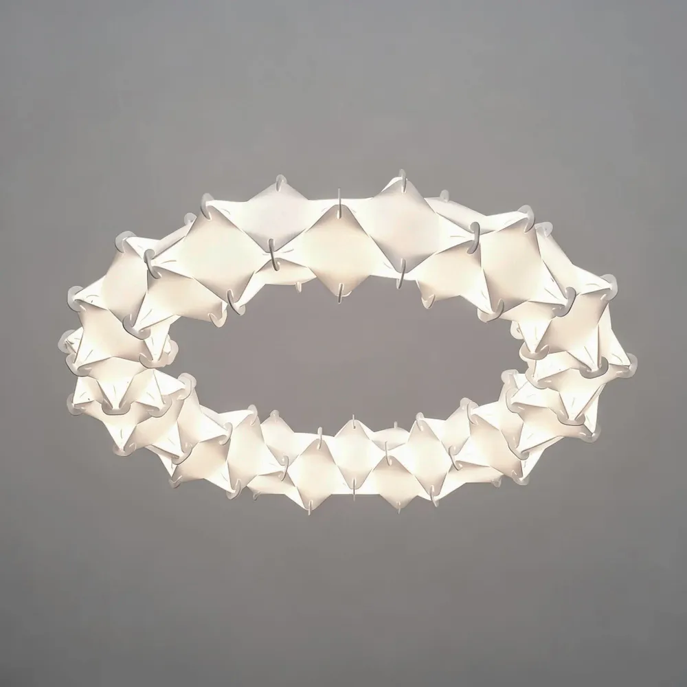 Hanging lights - Soft White Ring - ARTDECORIS