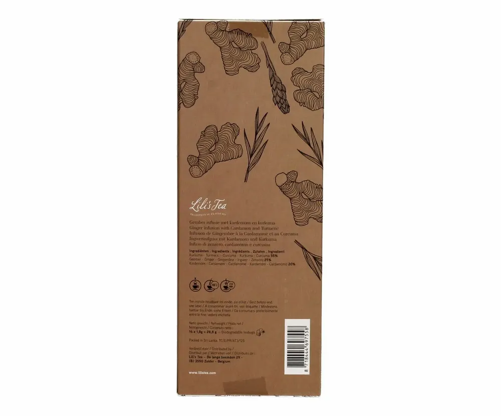 Café et thé - Lili's Tea Gingembre 48 pièces - LILI'S TEA