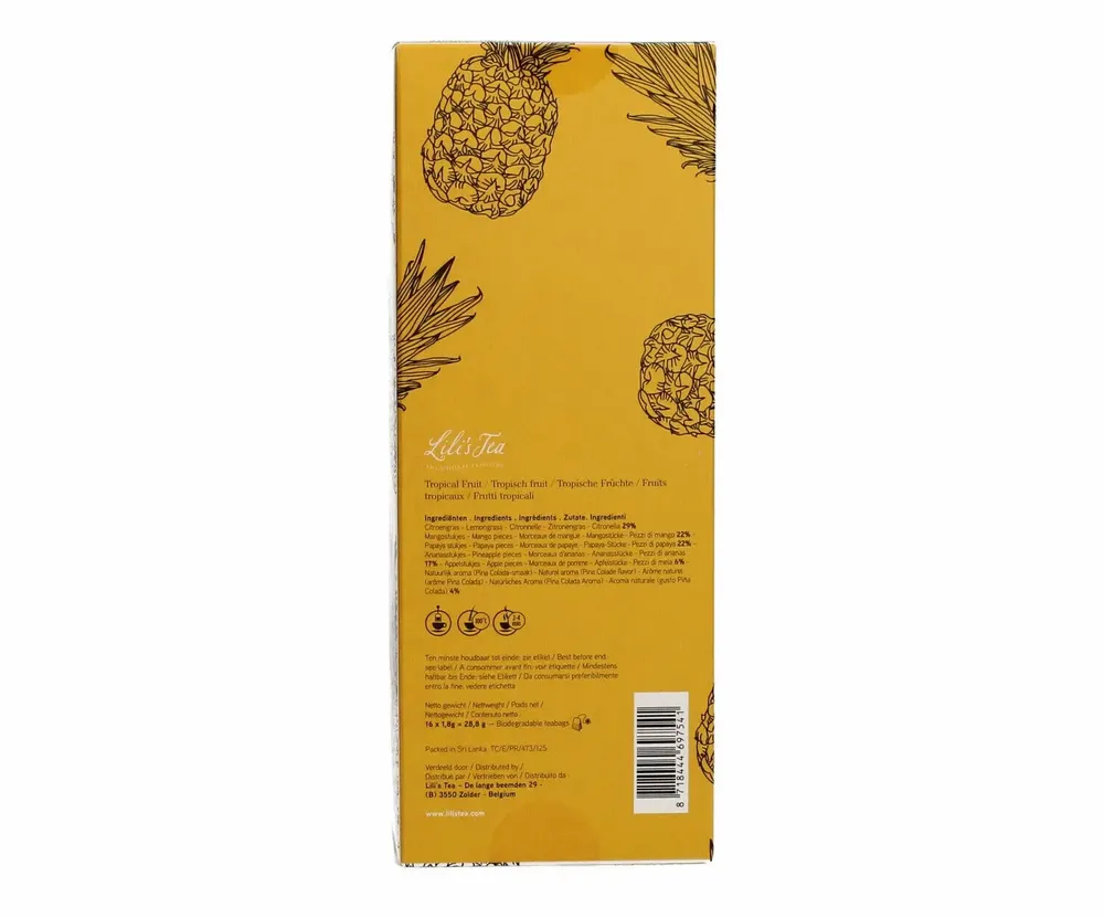 Café et thé - Lili's Tea aux fruits tropicaux 48 pièces - LILI'S TEA
