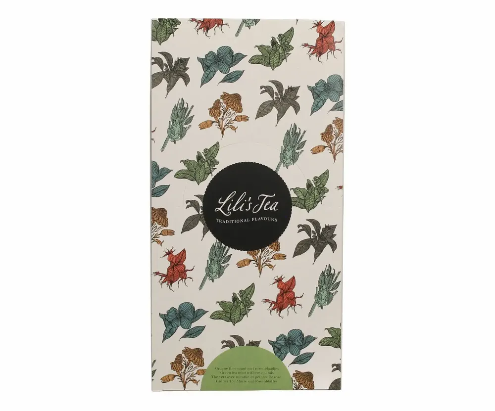 Café et thé - Lili's Tea Thé vert à la menthe et aux Pétales de rose 48 pièces - LILI'S TEA