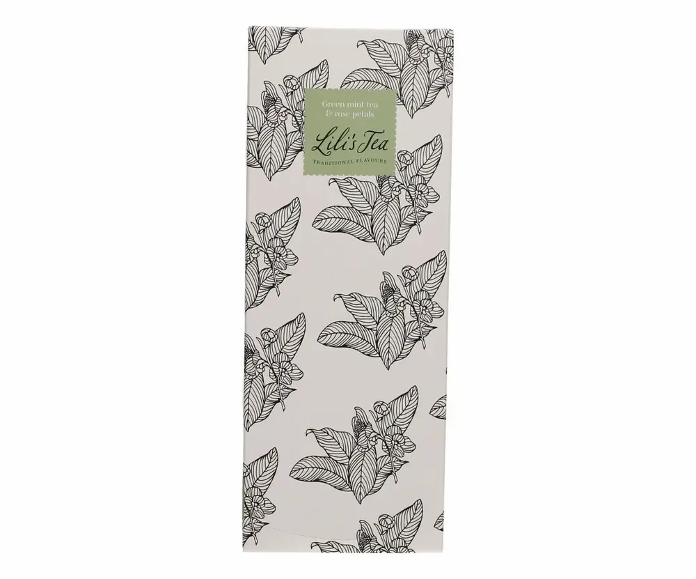Café et thé - Lili's Tea Thé vert à la menthe et aux Pétales de rose 16 pièces - LILI'S TEA