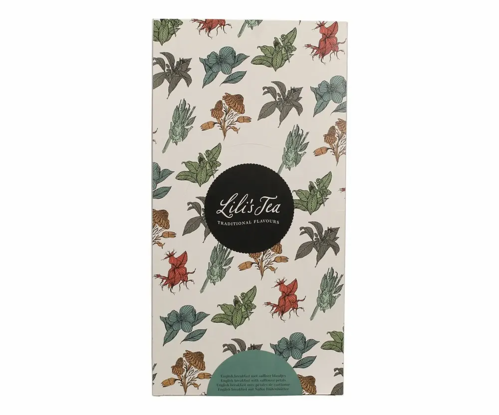 Café et thé - Lili’s Tea English Breakfast avec des pétales de Carthame 48 pièces - LILI'S TEA