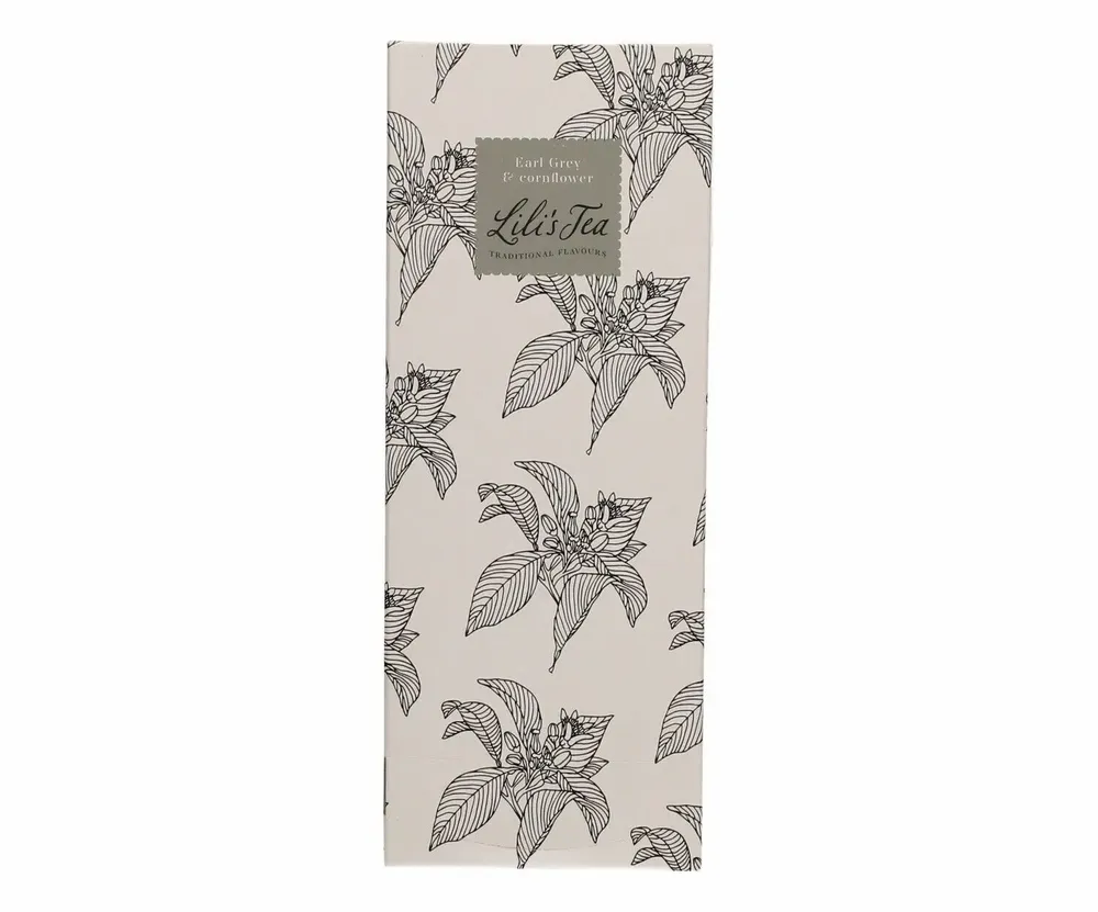 Café et thé - Lili's Tea Earl Grey avec des pétales de bleuet 16 pièces - LILI'S TEA