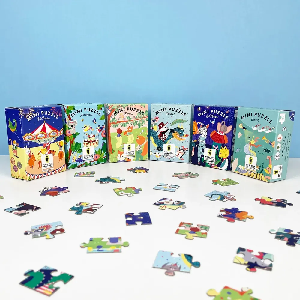 Jeux enfants - PUZZLES - PIROUETTE CACAHOUETE