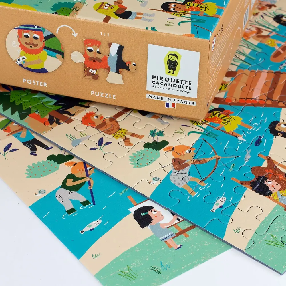 Jeux enfants - PUZZLES - PIROUETTE CACAHOUETE