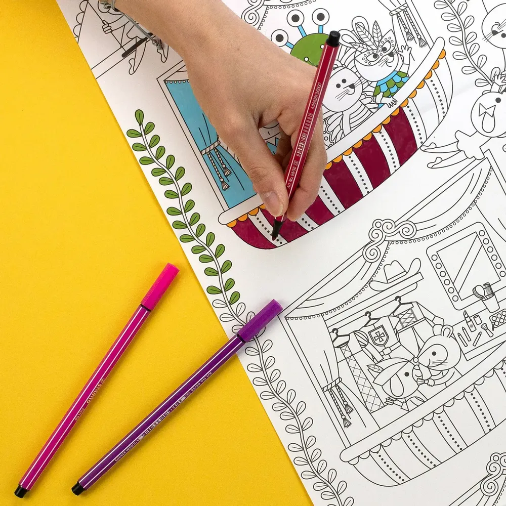 Loisirs créatifs pour enfant - COLORIAGES - PIROUETTE CACAHOUETE