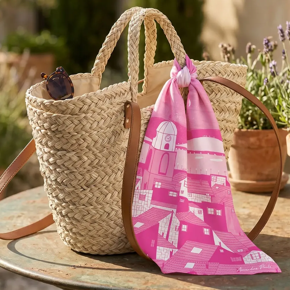 Foulards et écharpes - CARRÉ DE SOIE - SAINT-TROPEZ - CREATIVE ARTIST