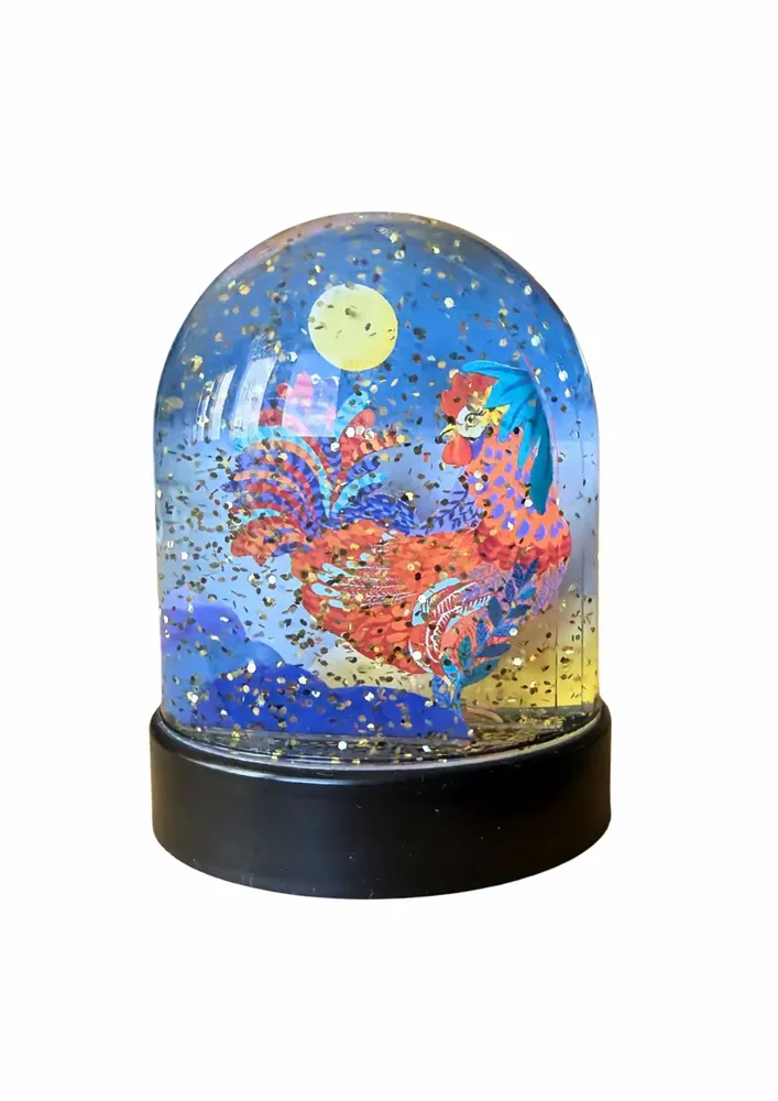 Objets de décoration - Boule à paillettes Emma Poule - LES RITOURNAILES