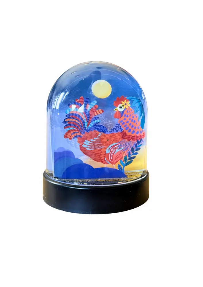 Objets de décoration - Boule à paillettes Emma Poule - LES RITOURNAILES