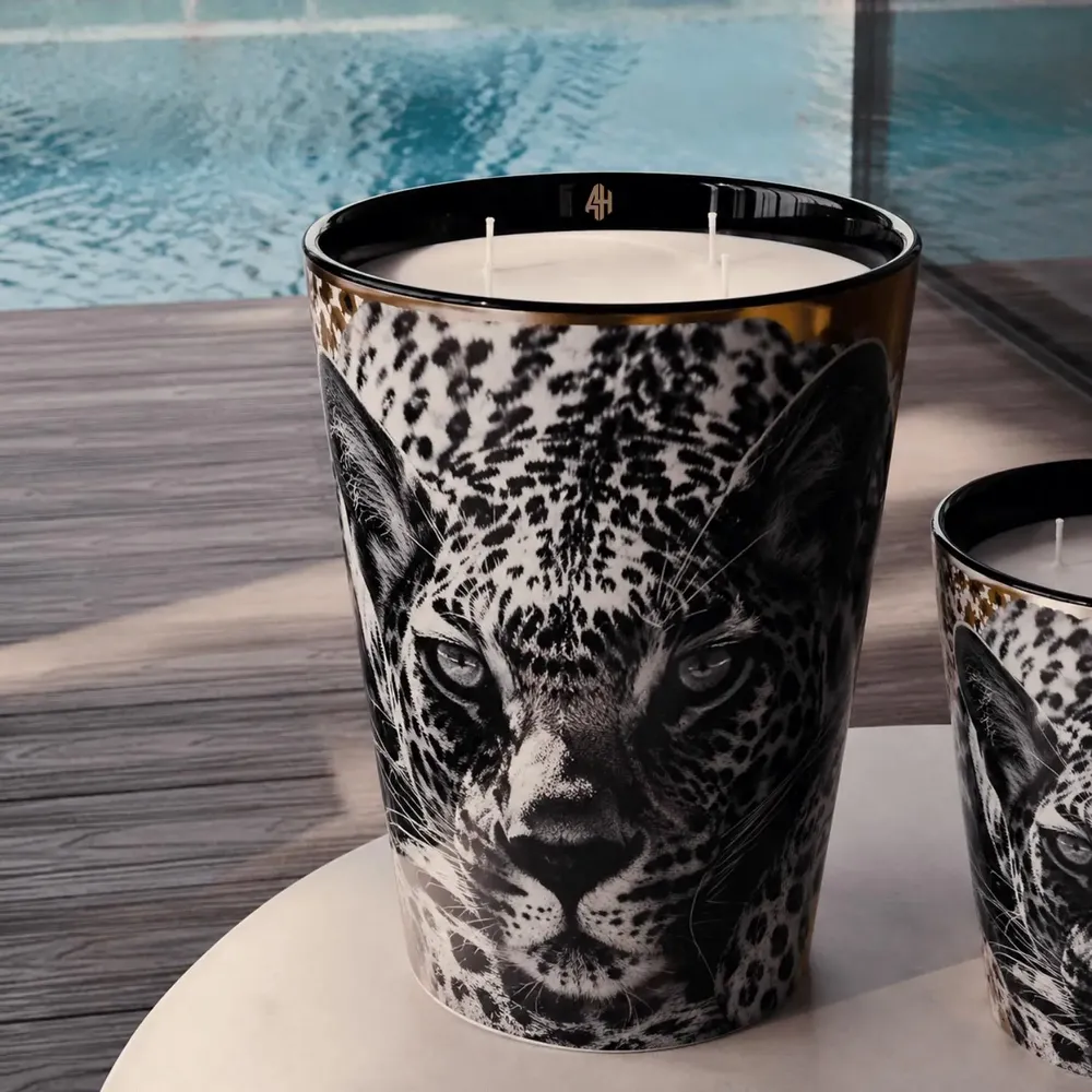 Bougies - Savannah Nights (Santal-Vétiver-Ambre) - Bougie parfumée en céramique - 24 cm - ARTITUDE HOME