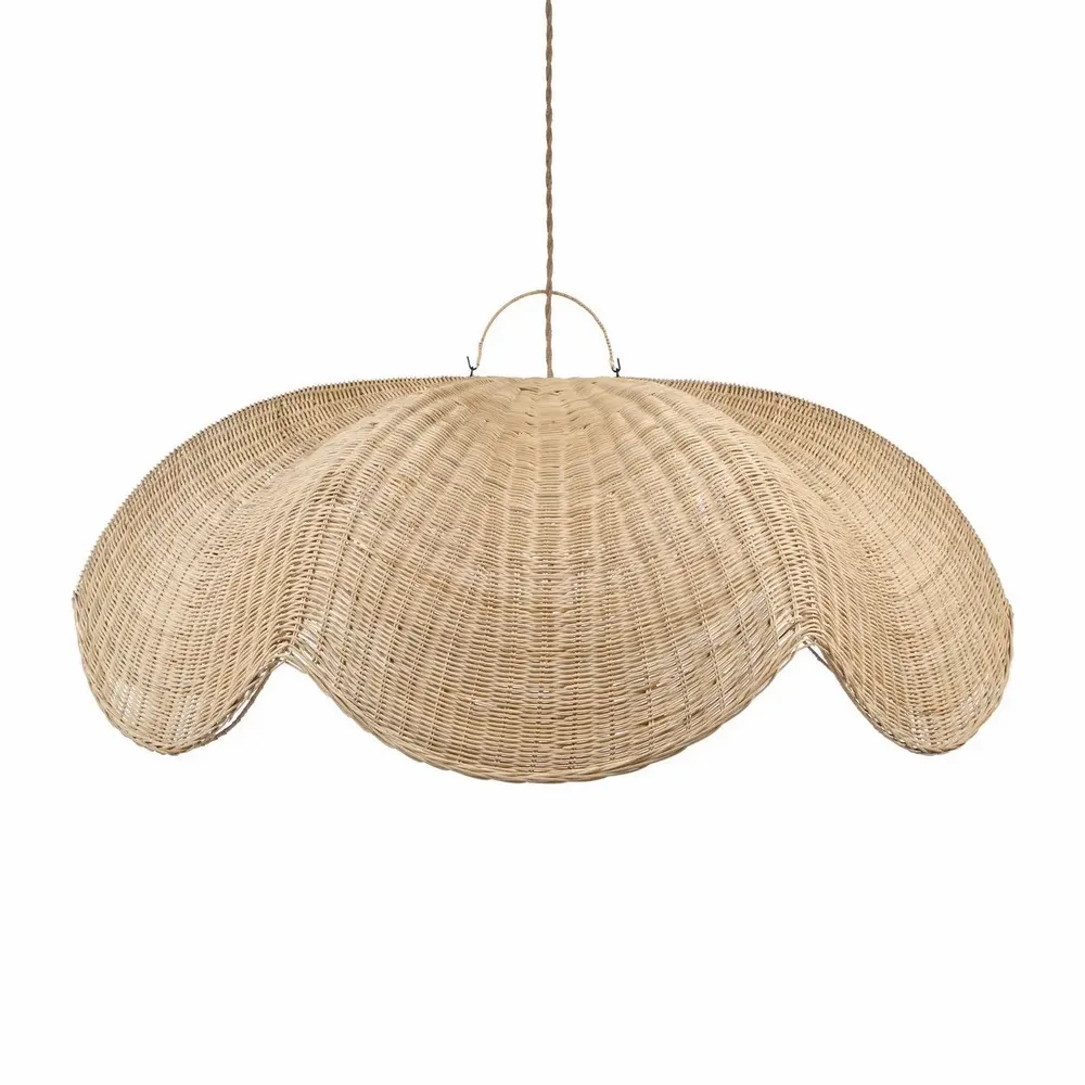Hanging lights - The Wave Pendant - Natural - L - BAZAR BIZAR LIVING