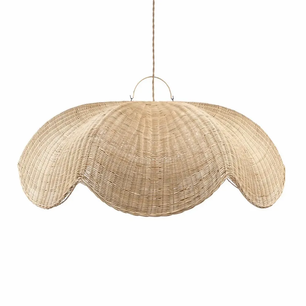 Hanging lights - The Wave Pendant - Natural - L - BAZAR BIZAR LIVING