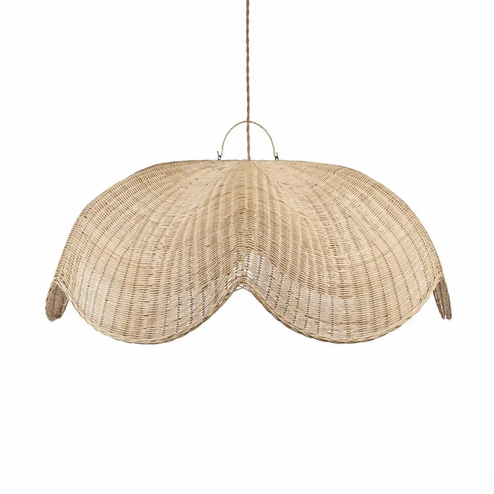 Hanging lights - The Wave Pendant - Natural - L - BAZAR BIZAR LIVING