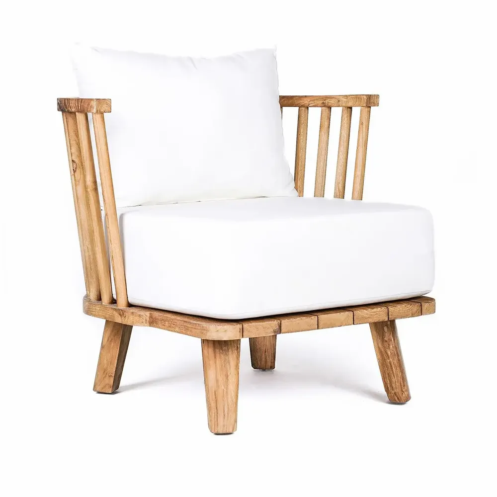 Canapés - Le Fauteuil Une Place Malawi - Blanc Naturel - BAZAR BIZAR LIVING