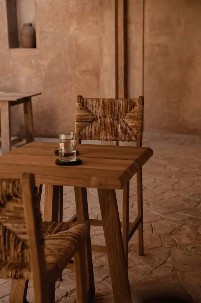 Other tables - The Cheers Bar Table - Natural - BAZAR BIZAR LIVING