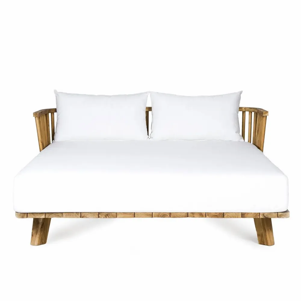 Lits - Le Double Lit de Jour Malawi - Naturel Blanc - BAZAR BIZAR LIVING