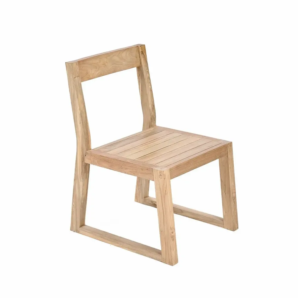 Chaises - La Chaise De Salle À Manger Linear - Gris Naturel - BAZAR BIZAR LIVING