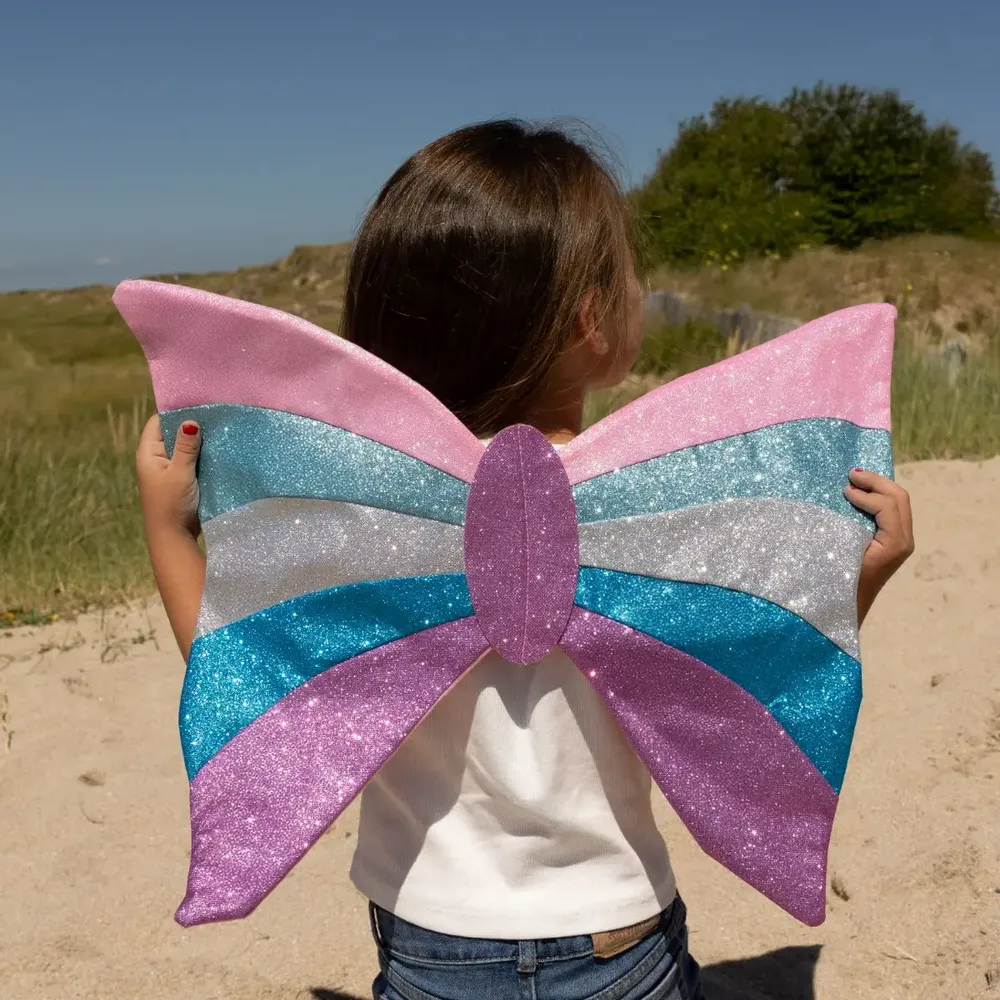 Déguisements pour enfant - Ailes de Papillon Rose Arc en Ciel - Déguisement - LABAY