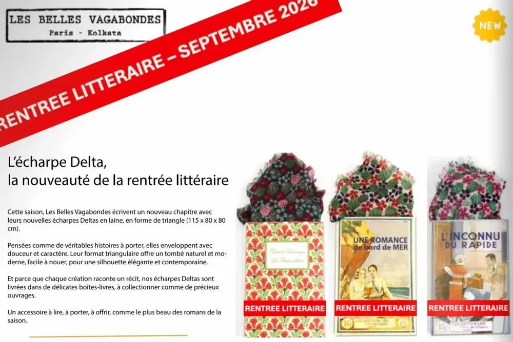 Foulards et écharpes - Écharpes en Laine Les Belles Vagabondes - LES BELLES VAGABONDES