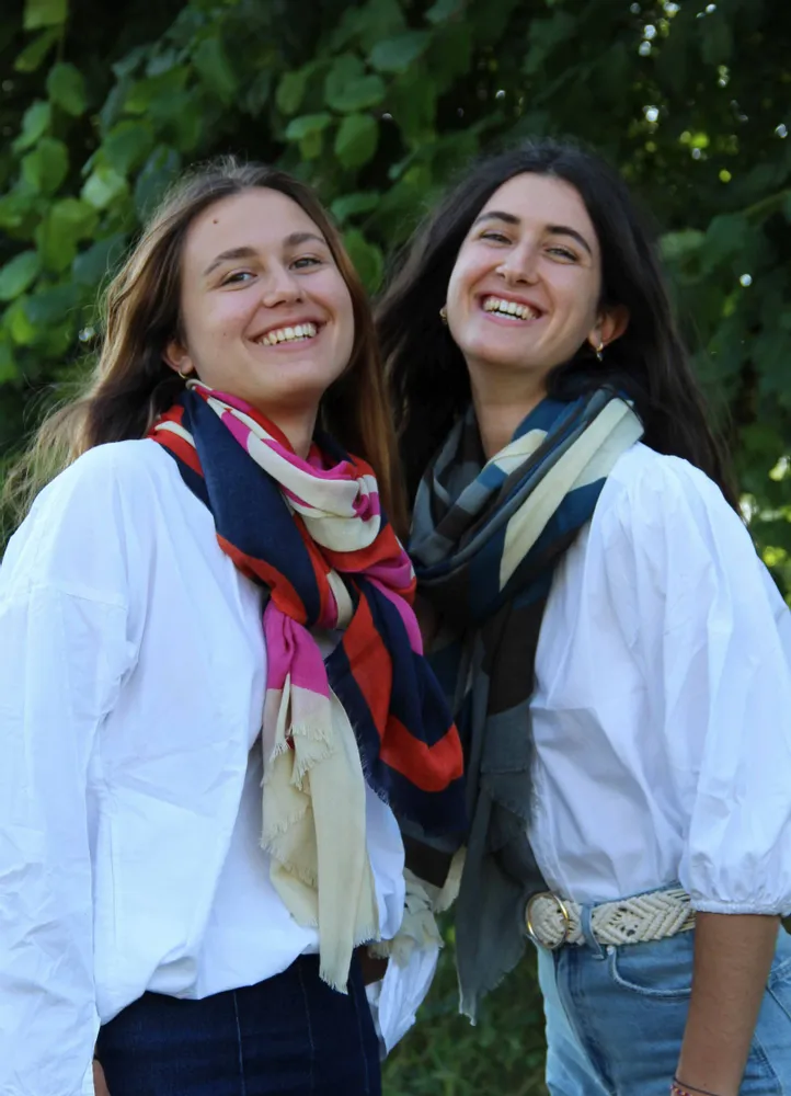 Foulards et écharpes - Écharpes en Laine Les Belles Vagabondes - LES BELLES VAGABONDES