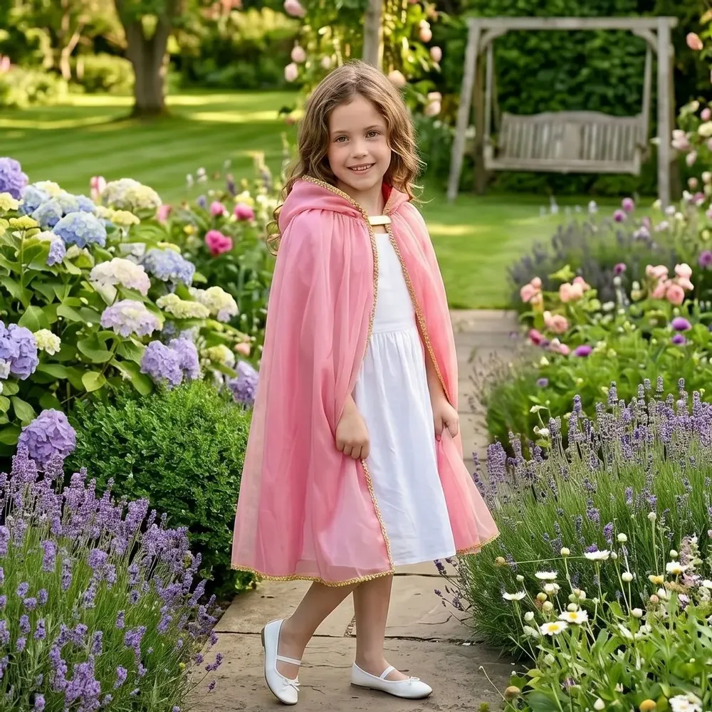 Déguisements pour enfant - Cape Margot rose TU - Déguisement - LABAY
