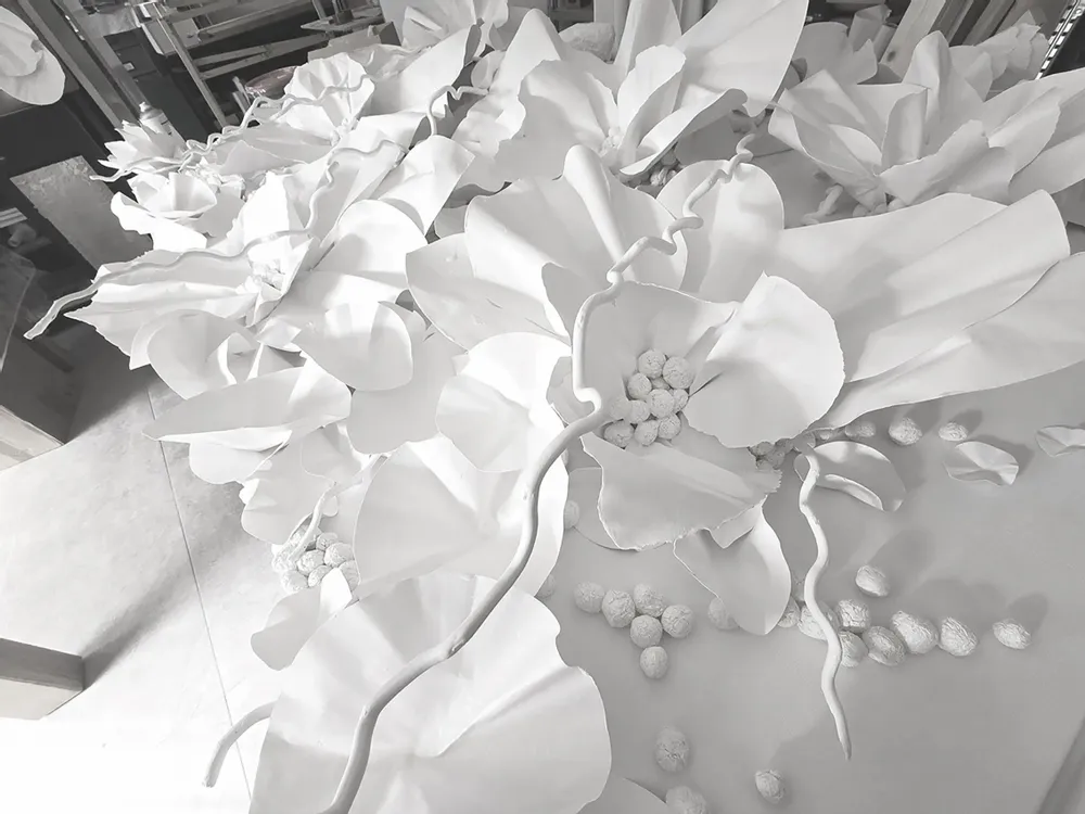 Pièces uniques - LE JARDIN DES PHALAENOPSIS - VERONIQUE GUILLOU