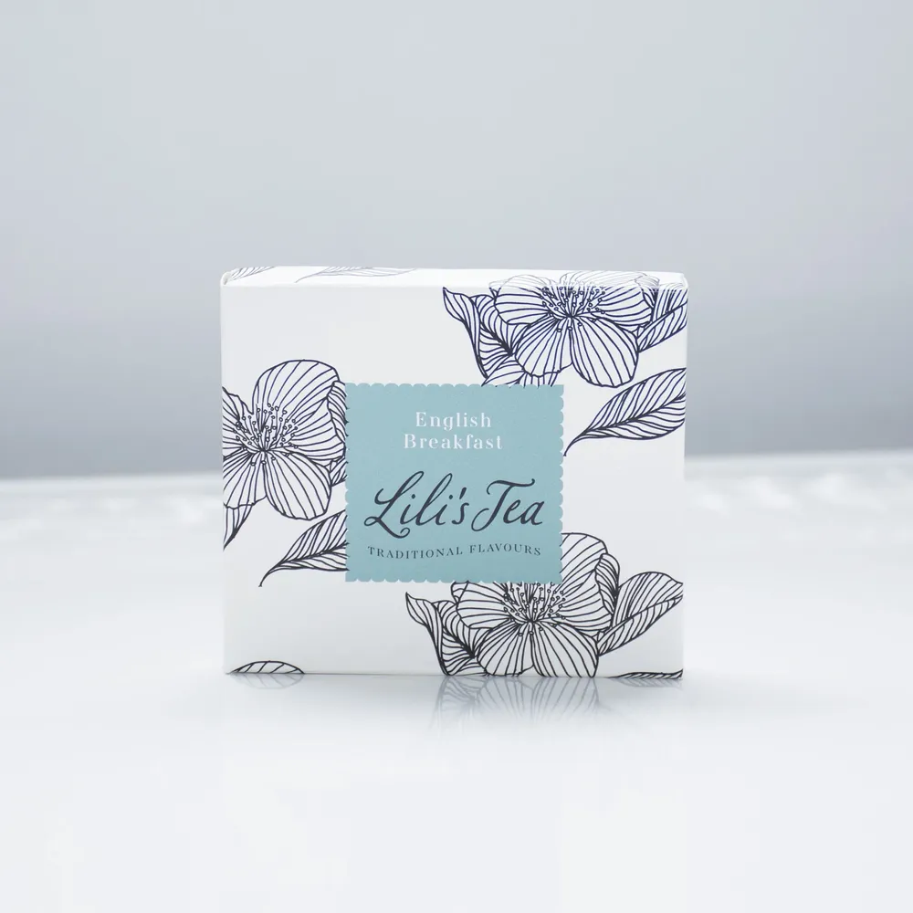 Café et thé - Lili’s Tea English Breakfast avec des pétales de Carthame 16 pièces - LILI'S TEA