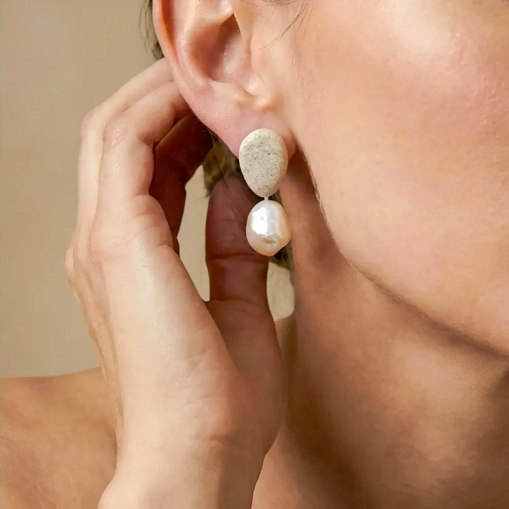 Bijoux - Boucles d'oreilles poussoir petit modèle - Bora Bora - NATURE BIJOUX