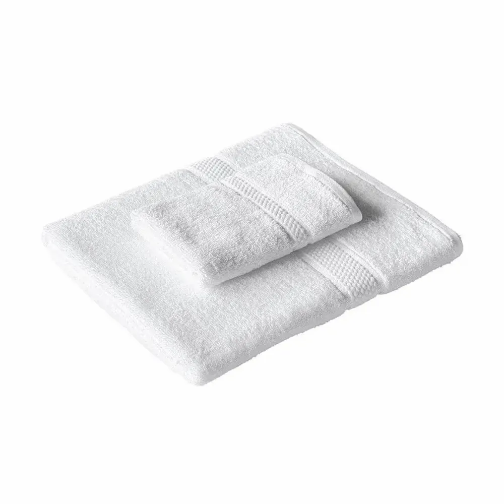 Serviettes de bain - SERVIETTE DE TOILETTE PARIS, BLANC 40x60cm - BY WILLE