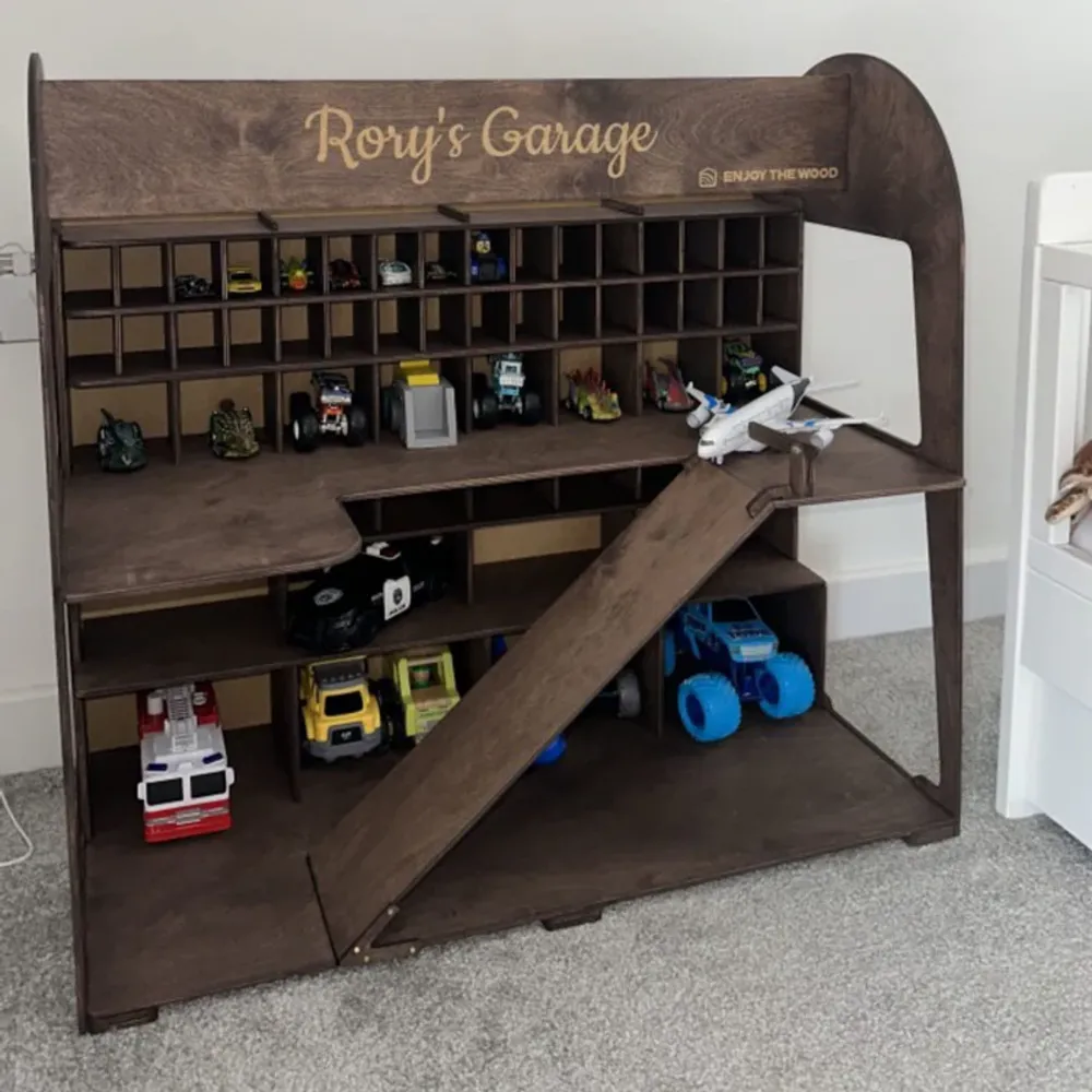 Objets de décoration - Garage de rangement pour petites voitures – Lumière - ENJOY THE WOOD