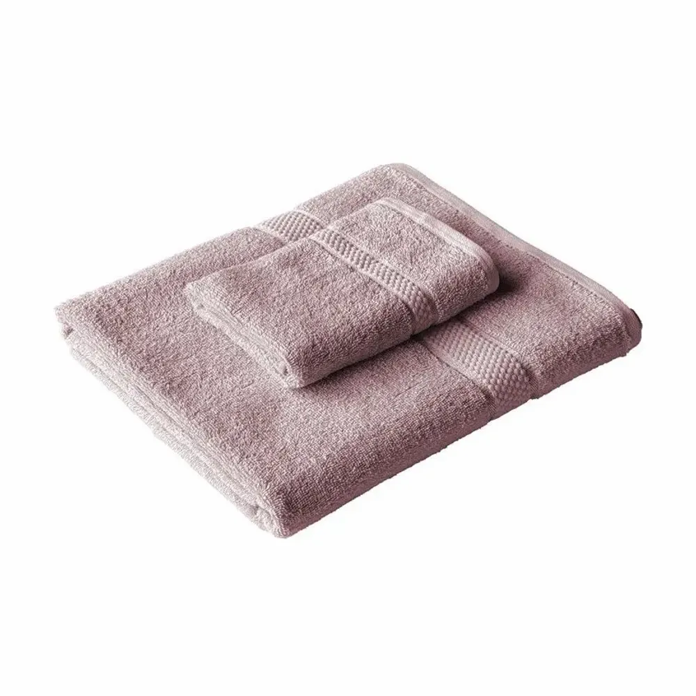 Serviettes de bain - SERVIETTE DE TOILETTE PARIS, ROSE CLAIR 40x60cm - BY WILLE