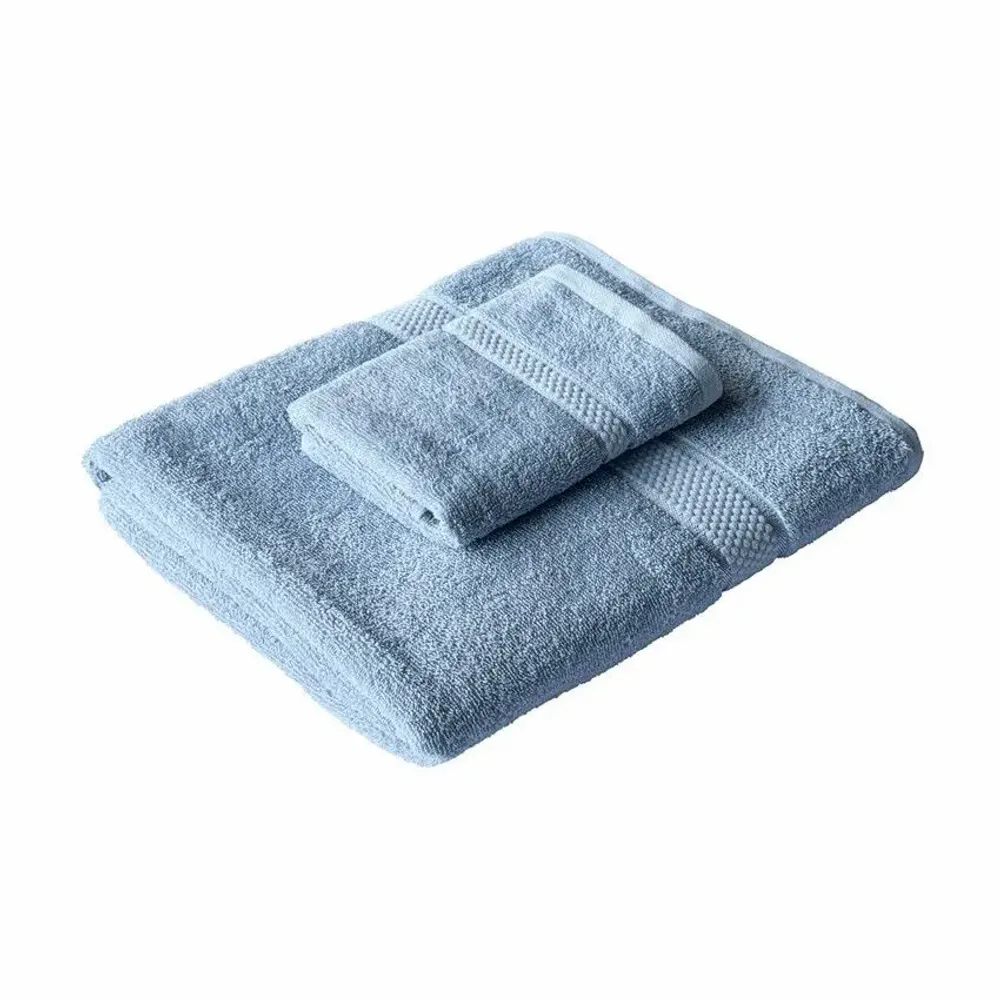 Serviettes de bain - SERVIETTE DE TOILETTE PARIS, BLEU 40x60cm - BY WILLE