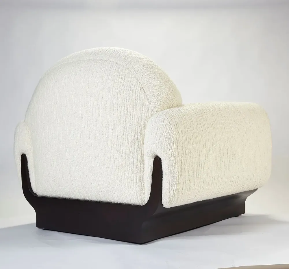 Sofas for hospitalities & contracts - Copacabana Armchair in Natural Oak Base - DUISTT