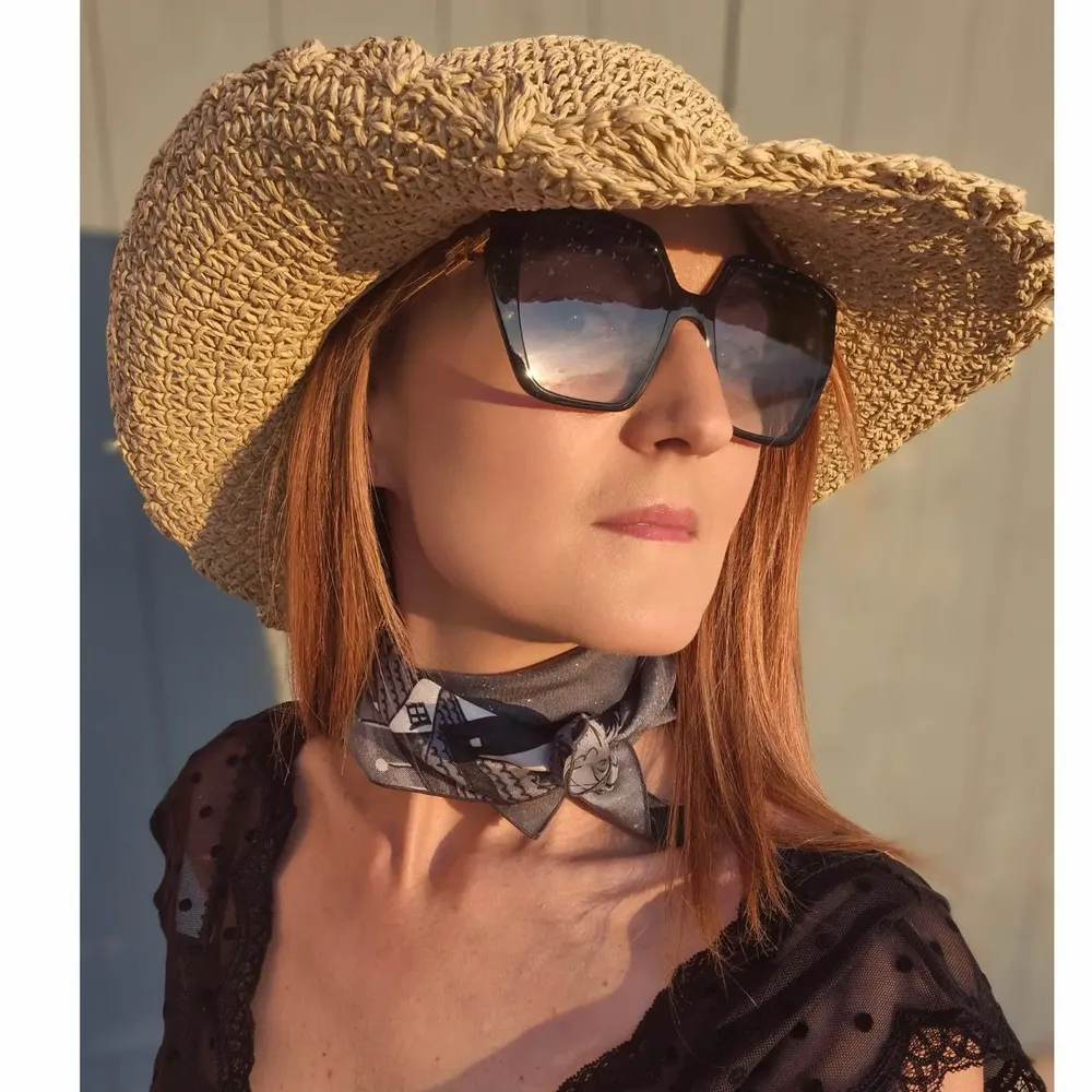 Scarves - SILK SCARF - ICONIC SAINT-TROPEZ - Cinema - CREATIVE ARTIST