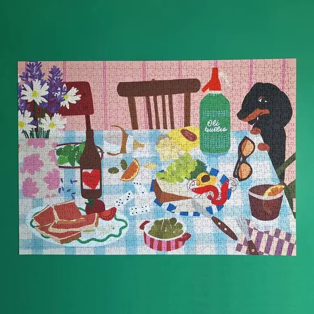 Decorative objects - Puzzle 1000 pièces Tapas y amigos - PIÈCE RAPPORTÉE